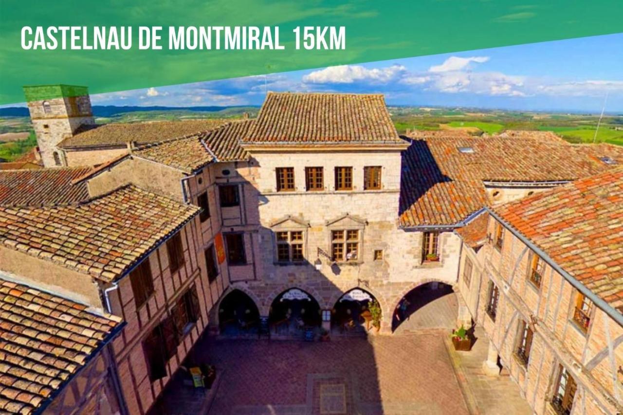 Le Cottage Nature Primeur Sauna Gaillac Entre Albi-Toulouse & Les Cottages Du Tarn Brens  Eksteriør billede